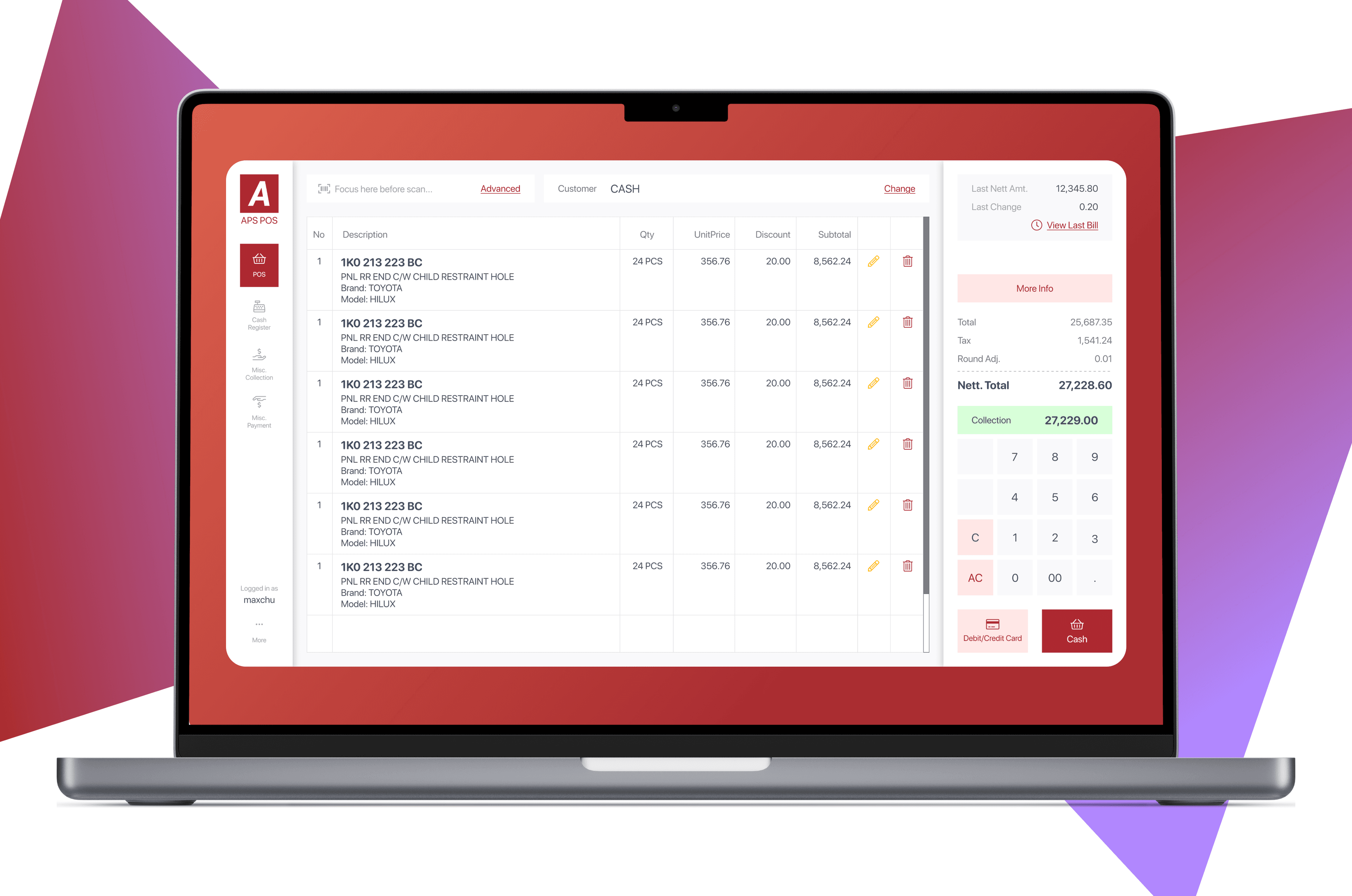 Preview of APS POS
