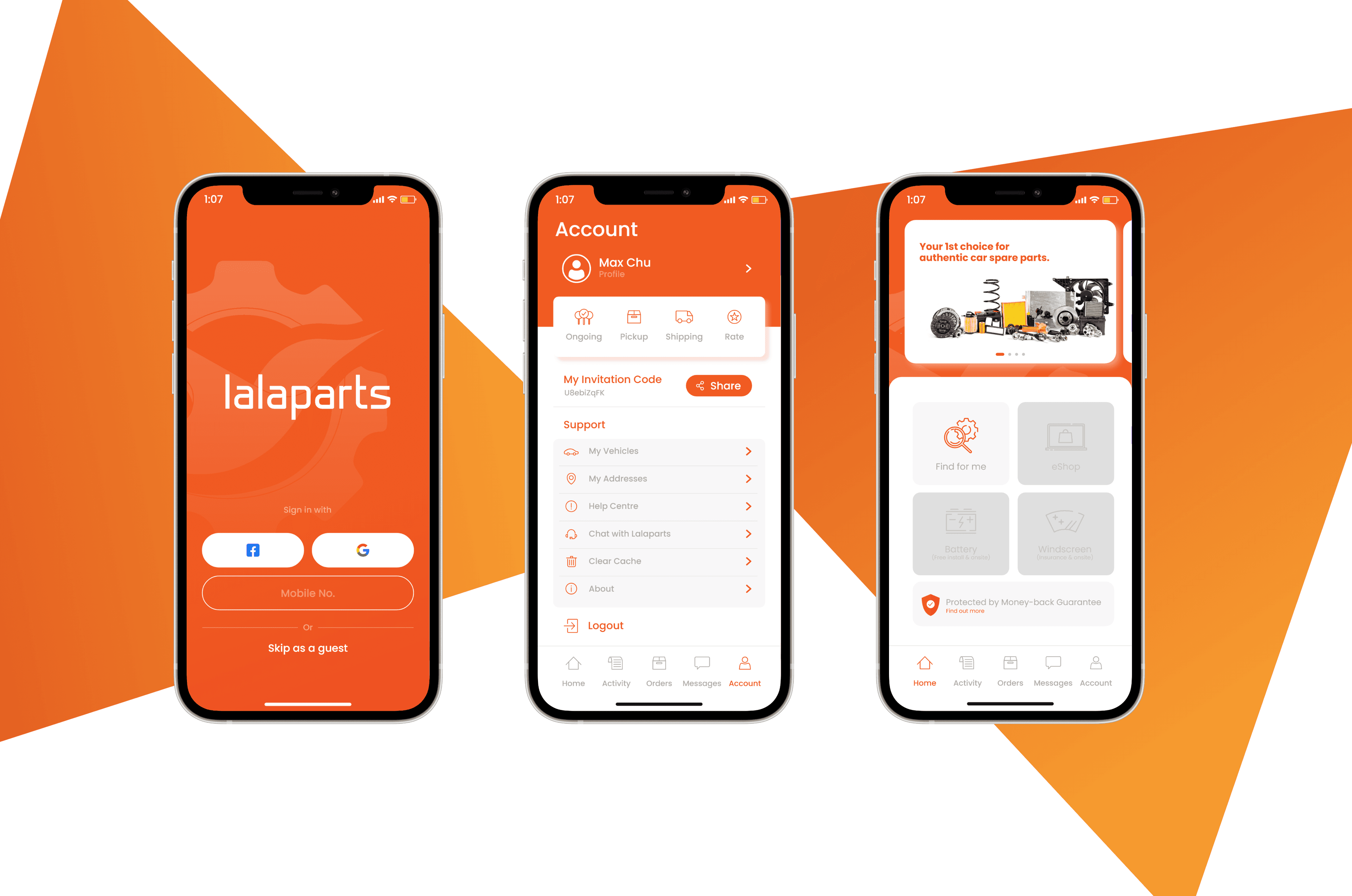 Preview of LalaParts Marketplace
